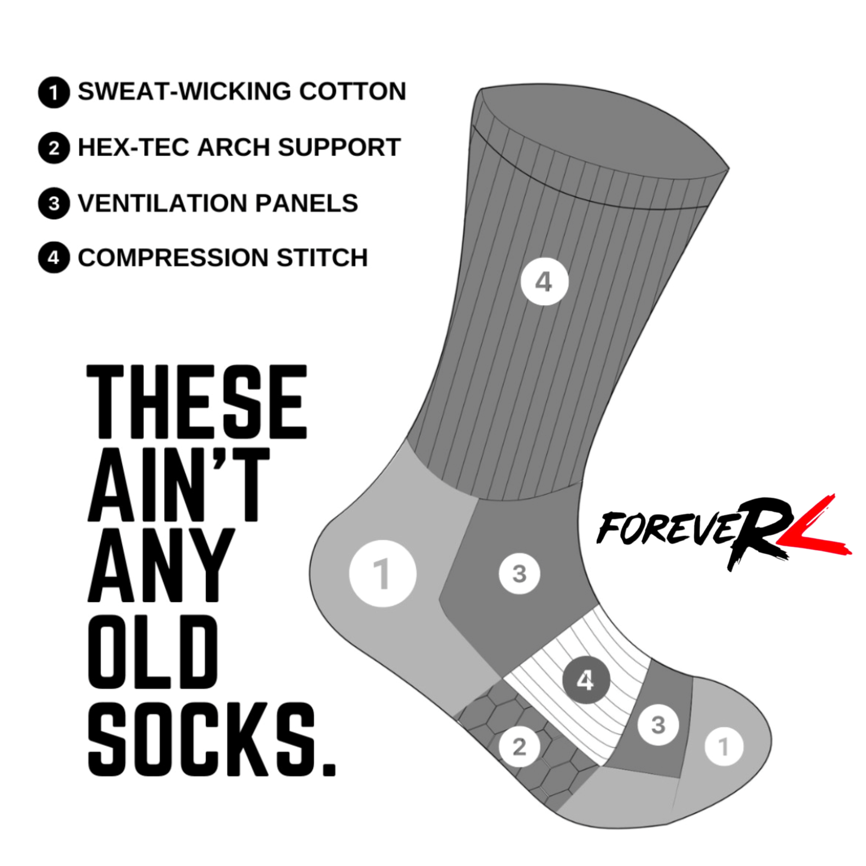 Restless Crew Fit Socks